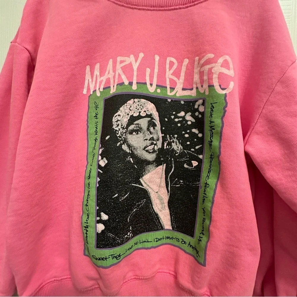 Girls Size 7 Mary J Blige Pink Sweatshirt